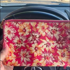 Coach Double Zipped Wristlet 80 plus shipping and handling